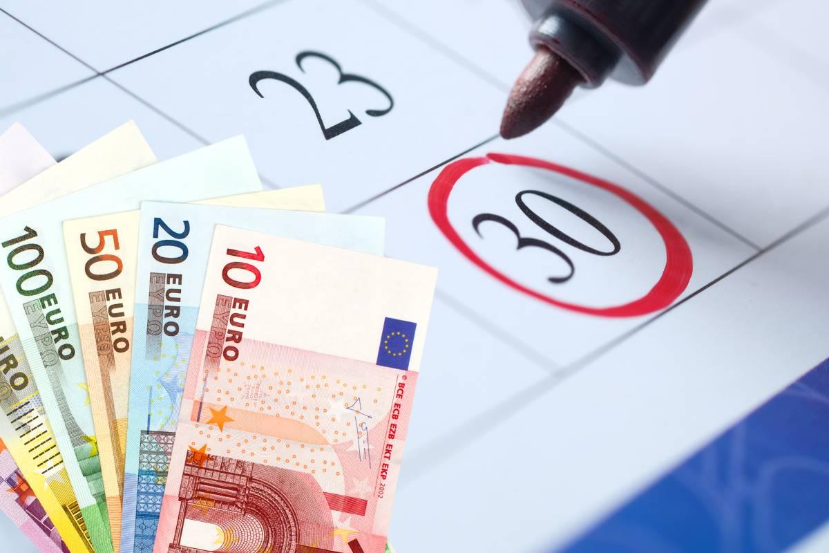 Euro Geld Kalender Termine