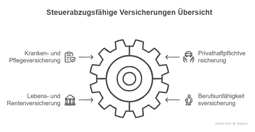 Versicherungen steuerlich absetzen